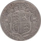 1909 HALFCROWN ( FINE ) 7 - Halfcrown - Cambridgeshire Coins