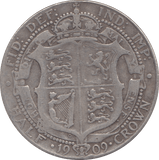 1909 HALFCROWN ( FINE ) - Halfcrown - Cambridgeshire Coins