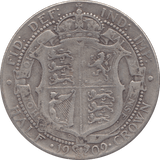 1909 HALFCROWN ( FINE ) - Halfcrown - Cambridgeshire Coins
