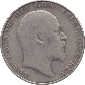 1909 HALFCROWN ( FINE ) - Halfcrown - Cambridgeshire Coins