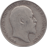 1909 HALFCROWN ( FINE ) - Halfcrown - Cambridgeshire Coins