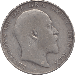 1909 HALFCROWN ( FINE ) - Halfcrown - Cambridgeshire Coins