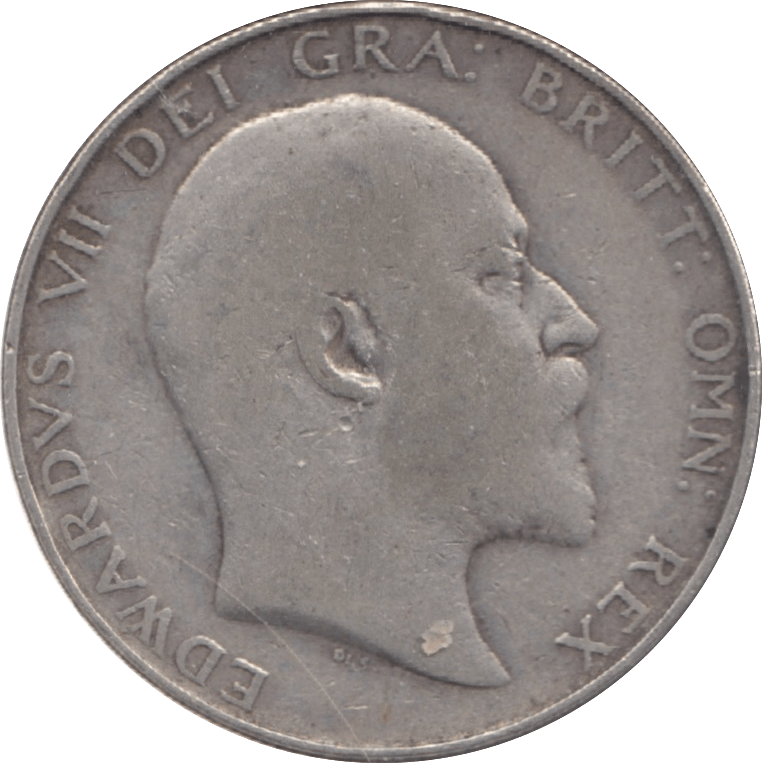 1909 HALFCROWN ( FINE ) - Halfcrown - Cambridgeshire Coins