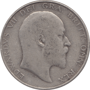 1909 HALFCROWN ( FINE ) - Halfcrown - Cambridgeshire Coins