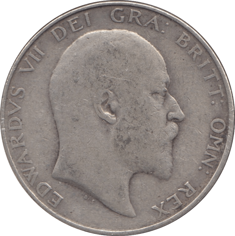 1909 HALFCROWN ( FINE ) - Halfcrown - Cambridgeshire Coins