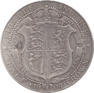 1909 HALFCROWN ( GF ) 2 - Halfcrown - Cambridgeshire Coins