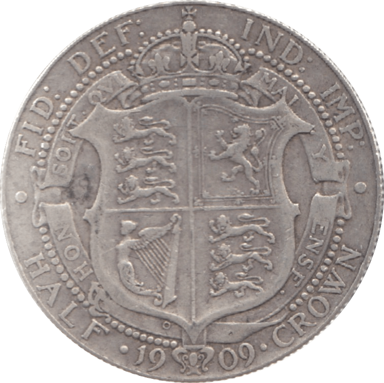 1909 HALFCROWN ( GF ) 2 - Halfcrown - Cambridgeshire Coins