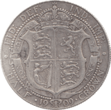 1909 HALFCROWN ( GF ) 2 - Halfcrown - Cambridgeshire Coins