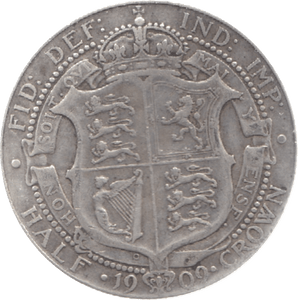 1909 HALFCROWN ( GF ) 3 - Halfcrown - Cambridgeshire Coins
