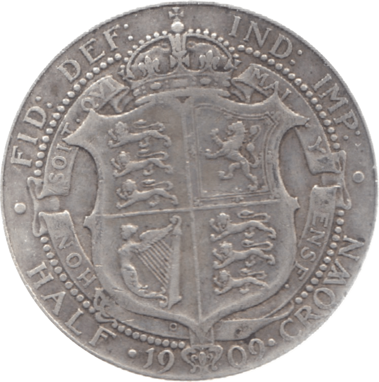 1909 HALFCROWN ( GF ) 3 - Halfcrown - Cambridgeshire Coins