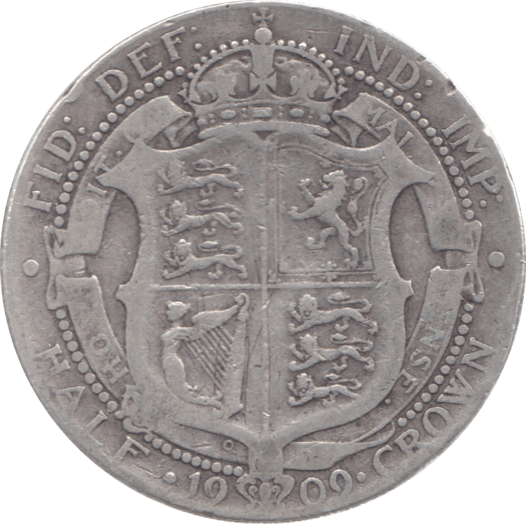 1909 HALFCROWN ( NF ) 7 - Halfcrown - Cambridgeshire Coins