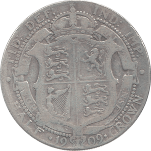 1909 HALFCROWN ( NF ) 8 - Halfcrown - Cambridgeshire Coins