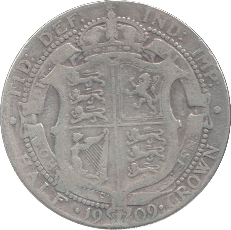 1909 HALFCROWN ( NF ) 8 - Halfcrown - Cambridgeshire Coins