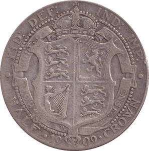 1909 HALFCROWN ( NF ) - Halfpenny - Cambridgeshire Coins
