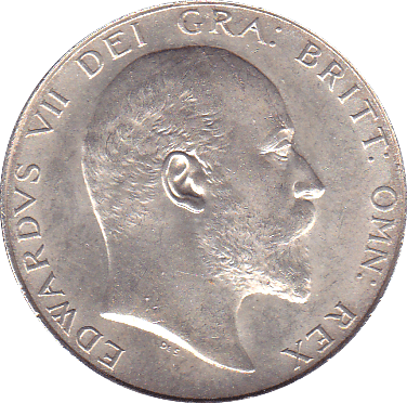 1909 HALFCROWN ( UNC ) - Halfcrown - Cambridgeshire Coins