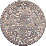 1909 HALFCROWN ( UNC ) - Halfcrown - Cambridgeshire Coins
