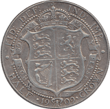 1909 HALFCROWN ( VF ) 4 - Halfcrown - Cambridgeshire Coins