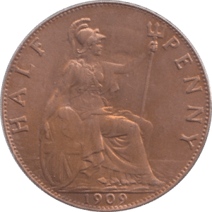 1909 HALFPENNY ( BU ) - Halfpenny - Cambridgeshire Coins
