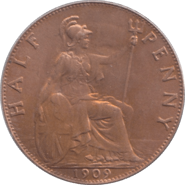 1909 HALFPENNY ( BU ) - Halfpenny - Cambridgeshire Coins