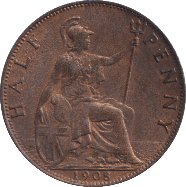 1909 HALFPENNY ( UNC ) - Halfpenny - Cambridgeshire Coins