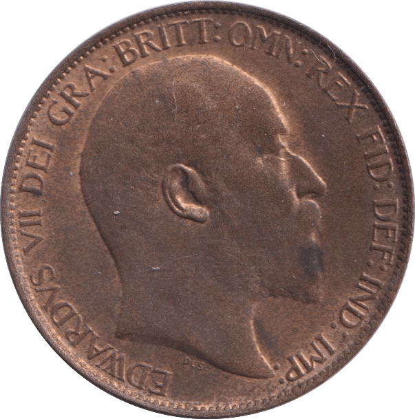 1909 HALFPENNY ( UNC ) - Halfpenny - Cambridgeshire Coins