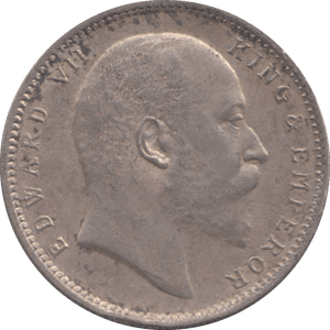 1909 INDIA SILVER ONE RUPEE - SILVER WORLD COINS - Cambridgeshire Coins