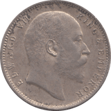 1909 INDIA SILVER ONE RUPEE - SILVER WORLD COINS - Cambridgeshire Coins