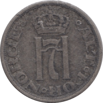 1909 NORWAY SILVER 10 ORE - WORLD SILVER COINS - Cambridgeshire Coins