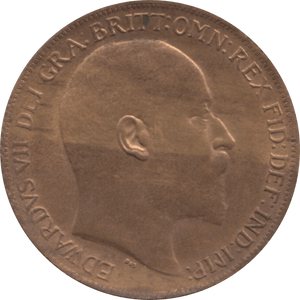 1909 PENNY 1 ( AUNC ) 63 - Penny - Cambridgeshire Coins