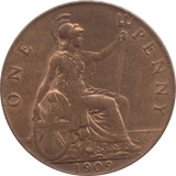 1909 PENNY 1 ( AUNC ) 63 - Penny - Cambridgeshire Coins