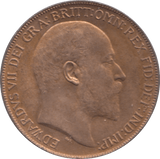 1909 PENNY ( AUNC ) - Penny - Cambridgeshire Coins