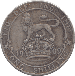 1909 SHILLING ( F ) 2 - Shilling - Cambridgeshire Coins