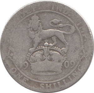 1909 SHILLING ( FAIR ) - Shilling - Cambridgeshire Coins