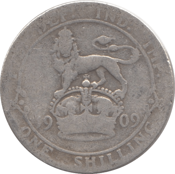 1909 SHILLING ( FAIR ) - Shilling - Cambridgeshire Coins