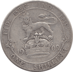 1909 SHILLING ( FINE ) - Shilling - Cambridgeshire Coins