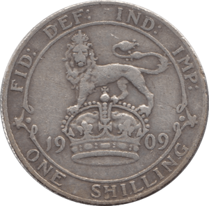 1909 SHILLING ( FINE ) - Shilling - Cambridgeshire Coins