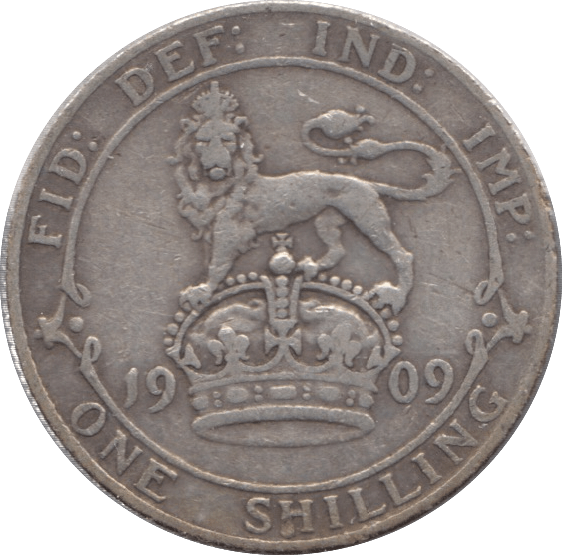 1909 SHILLING ( FINE ) - Shilling - Cambridgeshire Coins