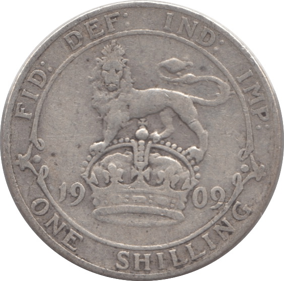 1909 SHILLING ( FINE ) - Shilling - Cambridgeshire Coins