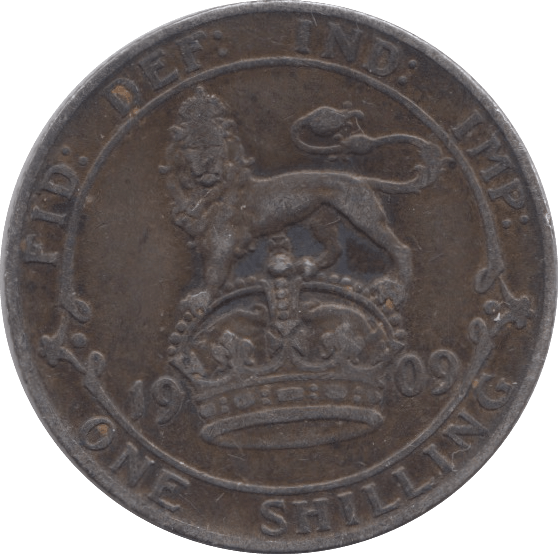 1909 SHILLING ( GF ) 5 - Shilling - Cambridgeshire Coins