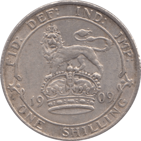 1909 SHILLING ( GVF ) - Shilling - Cambridgeshire Coins