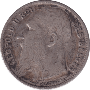 1909 SILVER 1 FRANC FRANCE - SILVER WORLD COINS - Cambridgeshire Coins