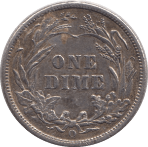 1909 SILVER DIME USA O - SILVER WORLD COINS - Cambridgeshire Coins