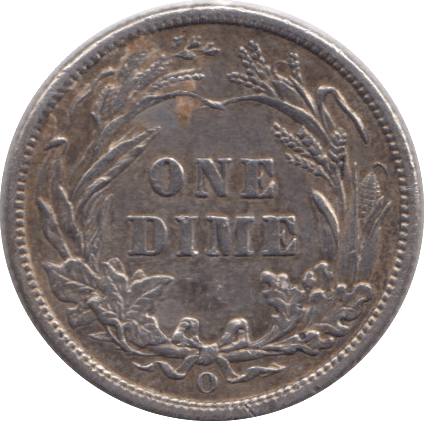 1909 SILVER DIME USA O - SILVER WORLD COINS - Cambridgeshire Coins