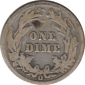 1909 SILVER DIME USA O - SILVER WORLD COINS - Cambridgeshire Coins