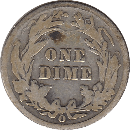 1909 SILVER DIME USA O - SILVER WORLD COINS - Cambridgeshire Coins
