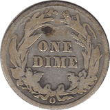 1909 SILVER DIME USA O - SILVER WORLD COINS - Cambridgeshire Coins