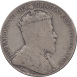 1909 SILVER FIFTY CENTS CANADA - WORLD SILVER COINS - Cambridgeshire Coins