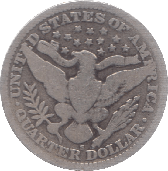 1909 SILVER QUARTER USA - SILVER WORLD COINS - Cambridgeshire Coins