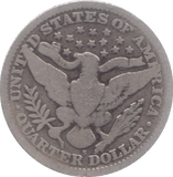 1909 SILVER QUARTER USA - SILVER WORLD COINS - Cambridgeshire Coins