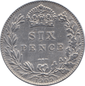 1909 SIXPENCE ( AUNC ) - Sixpence - Cambridgeshire Coins
